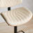 Walnut Bentwood Bar Stool Mid Century Modern Adjustable Counter Height Black Leather Upholstered 360°Swivel Bar Chairs for Kitchen Island/Dining Room/Cafe-1194739625