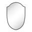  Miroir de salle de bain asymétrique en métal arqué 30 po H x 20 po Faus pour meuble-lavabo, commode, manteau de cheminée ou chambre à coucher-1332063290