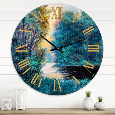 Horloge murale campagnarde