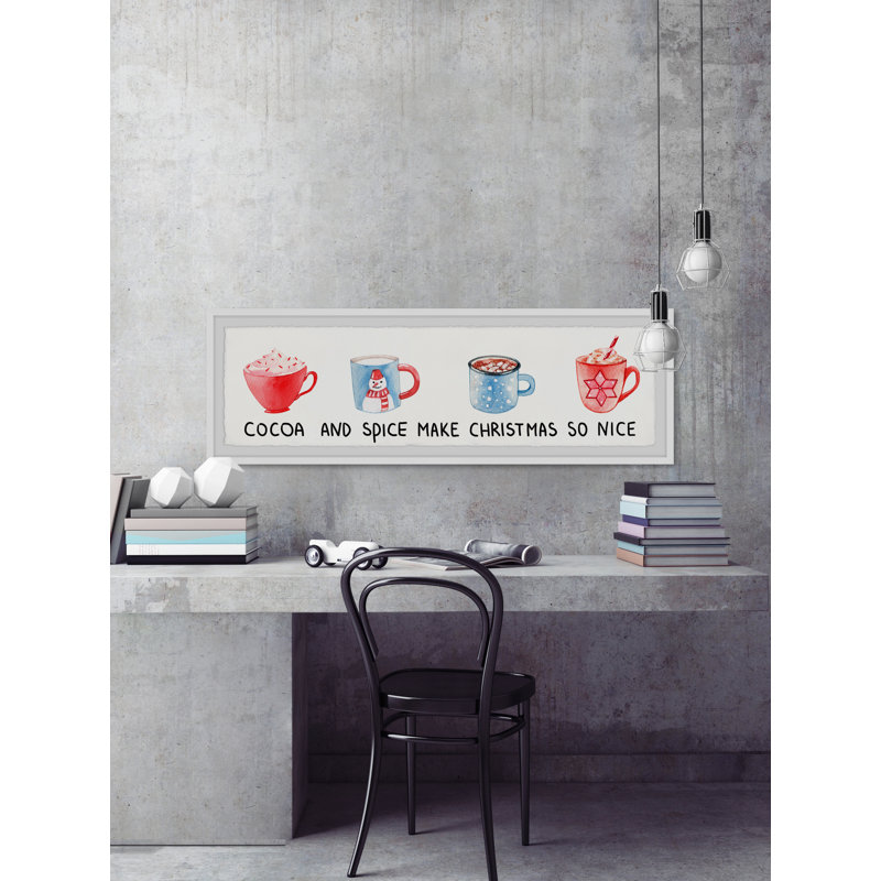 Cocoa And Spice - Single Picture Frame Panoramic Print, 38cm H x 114cm W x 3.81cm D