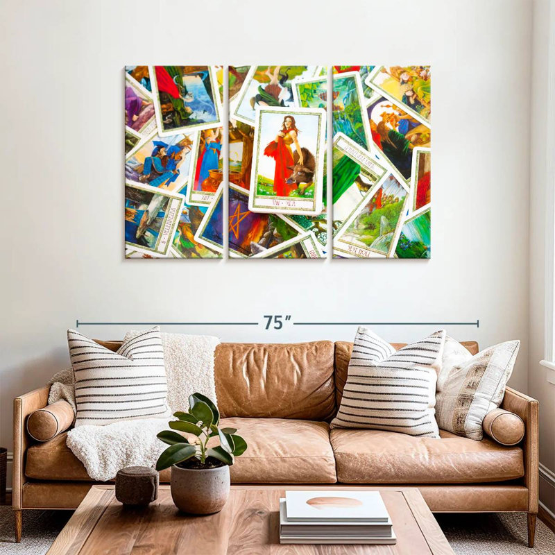 Adella Reading Tarot Cards, 36" H x 57" W