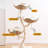 3 Tiers Cat Tree with Condons,Perch,Scratching Posts
