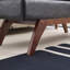 Tabouret de bout confortable avec polaire et compartiment de rangement secret