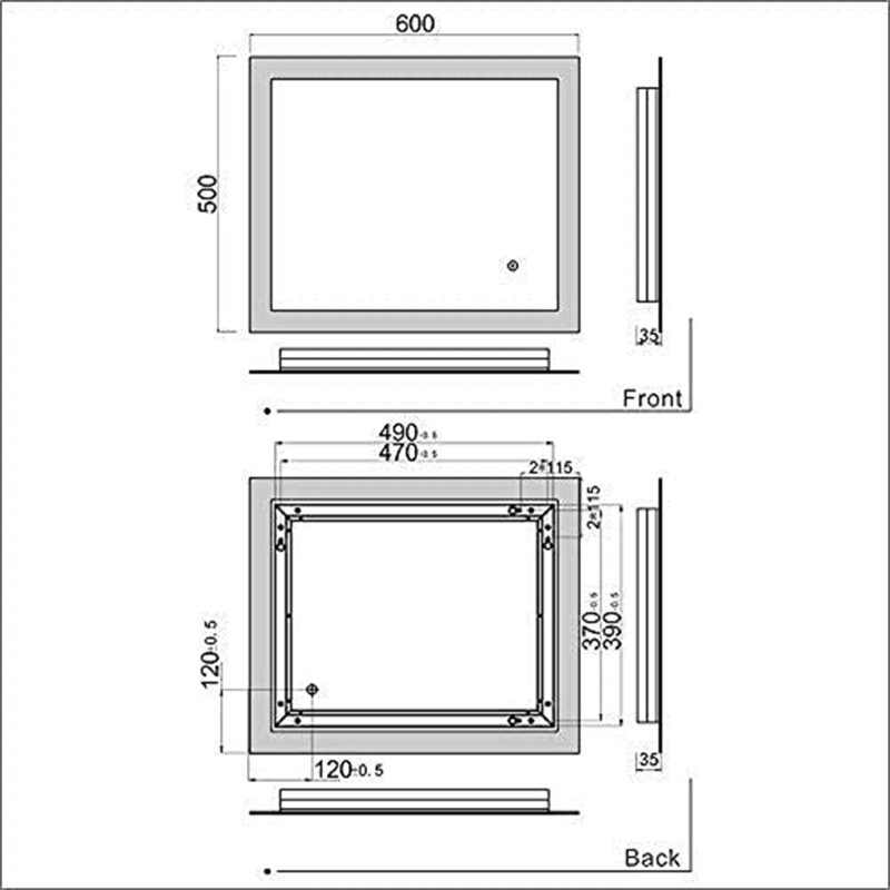 Dariyah Rectangle Mirror
