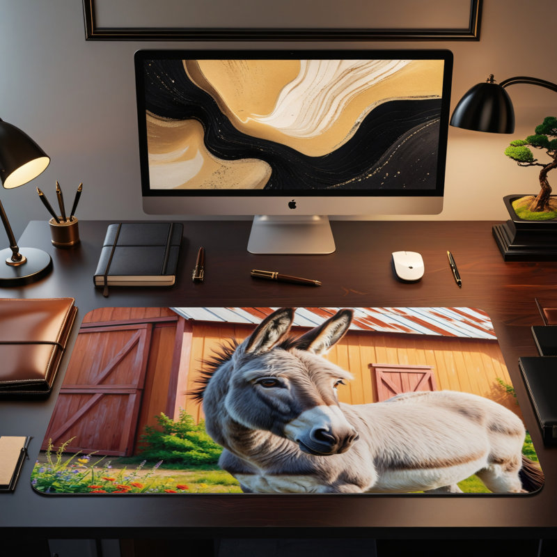 Polyester Desk Pad, 31.5x15.5