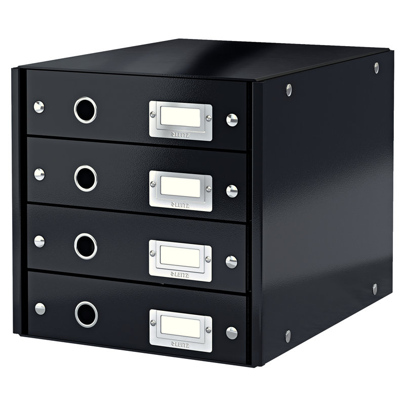 Cardboard Paper Organiser, Black