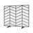 Iron Chevron Fireplace Screen