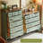 Retro Solid Manufactured Wood Accent Cabinet