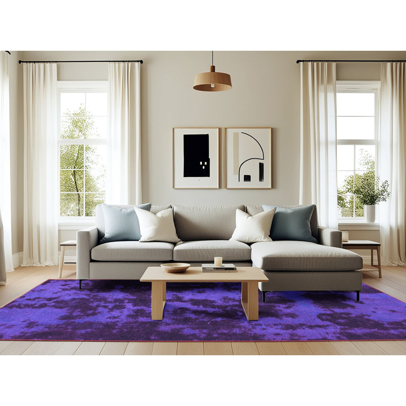 Tapis mauve Jefren, Rectangle 6 pi x 9 pi
