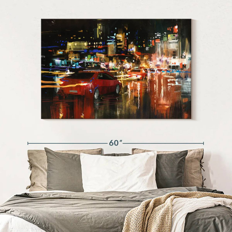 Mehar LA Night Rush, 34" H x 51" W