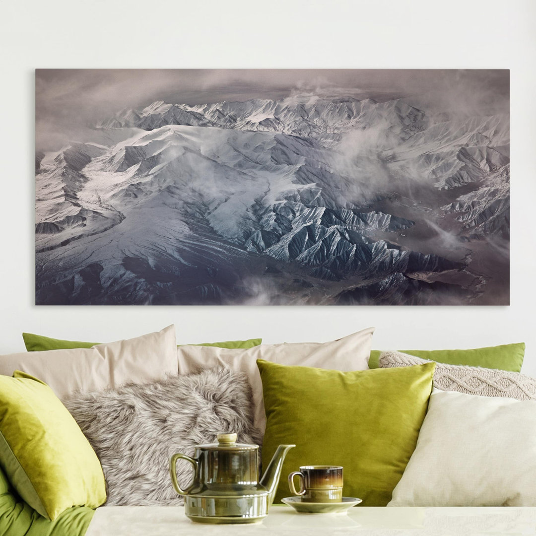 Leinwandbild Berge von Tibet