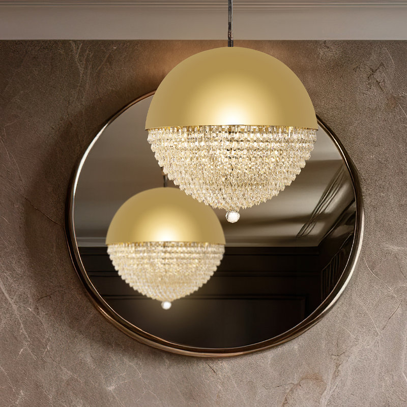 Eclipse 12 - Light Chandelier, Gold