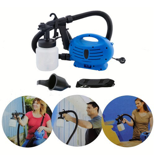 Vaporisateur de peinture électrique 650 W, outil portatif 800 ml pour les murs intérieurs et extérieurs