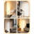 Minimalist LED Corner Floor Lamp With Remote, Dimmable Mood Light, Adjustable Color Temperature, Modern Standing Lamp For Living Room And Bedroom