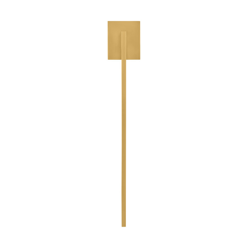 Klee 1 - Light LED Armed Sconce, Natural Brass