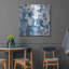«Red Blue Barrel Studio» «In Blue A Maze» par Melissa Averinos, art mural en métal-565637637