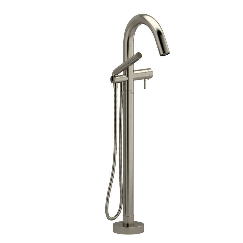 Garniture de robinet de baignoire Sylla, Nickel brossé
