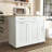 Kitchen Island With Drop Leaf, Kitchen Storage Cart With 3 Tier Pull Out Cabinet Organizer, Internal Storage Rack, Rolling Kitchen Cart On Wheels With Towel Rack, 2 Drawers, For Kitchen-472367261