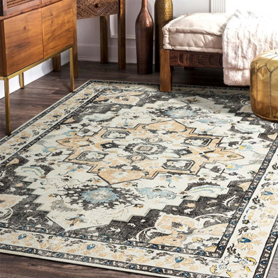 Tapis rectangulaire Somerby avec envers antidérapant