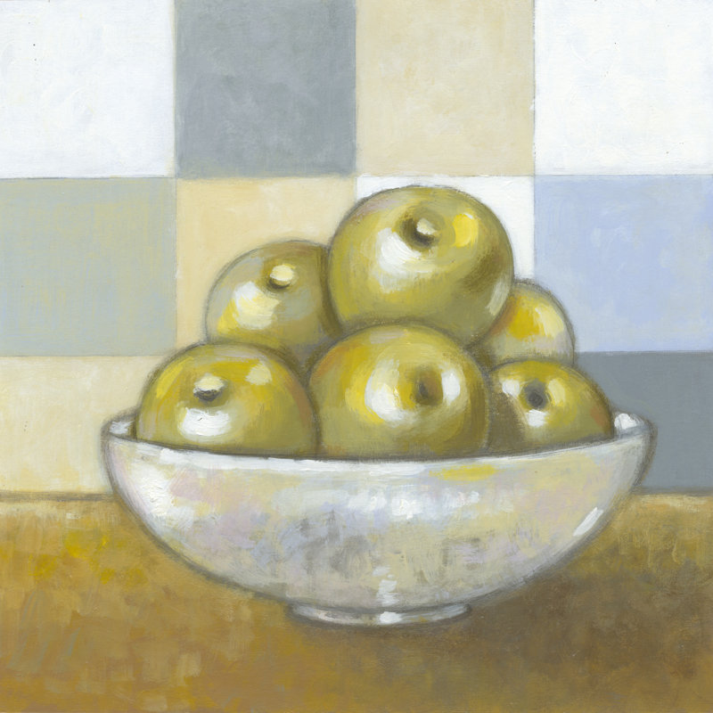 Green Apples by Grace Popp - Wrapped Canvas Print,  30cm H  x  30cm W  