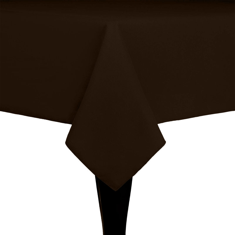 Yasser Eider & Ivory™ Cotton-Feel 54 X 54-Inch Square Fine Dining Tablecloth Red, 54" x 54", 1, Chocolate