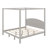 Canopy Platform Bed With Headboard And Support Legs