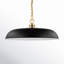 Eddy 1-Light Dimmable Steel Dome Pendant-662161160-662161161