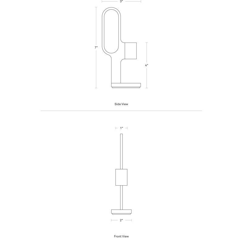 Who Goes There? 7'' H Powder-coated Steel Tabletop Candlestick, Putty