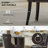 PU Leather Dining Chairs with Pull Ring-443848411