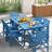  6 - Person Rectangular Outdoor Dining Set with 6 Chairs, Hdpe Patio Dining Table Sets-490971125