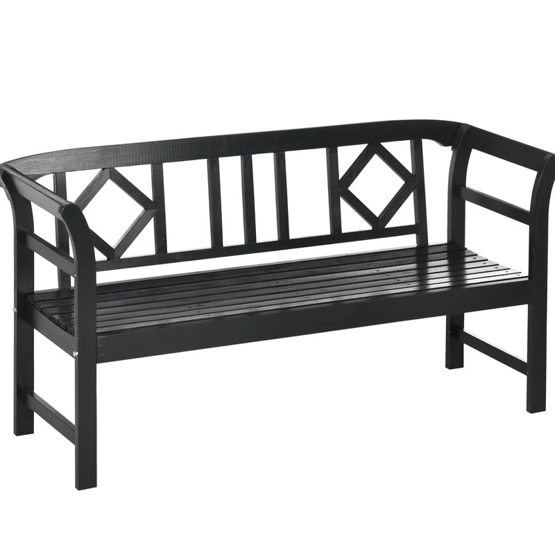 Chaise de jardin rustique pour 3 personnes