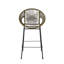 Tabouret de bar d'extérieur vert Ferrara, ensemble de 2-1570792708