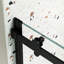 5/16" Tempered Glass Shower Door With Sliding Function - Matte Black, Leakage For Bathroom Space Design