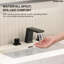 Robinet de salle de bain surdimensionné à 3 trous et 2 poignées avec drain-79598402