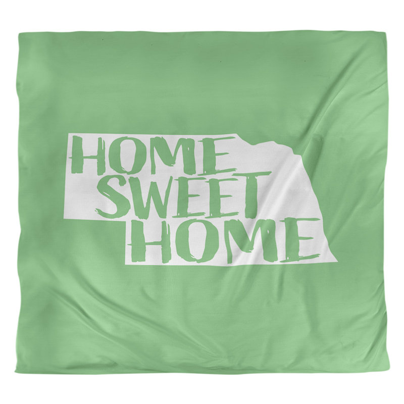 Housse de couette nebraska doux, Housse de couette pour grand lit, Vert, Microfibre