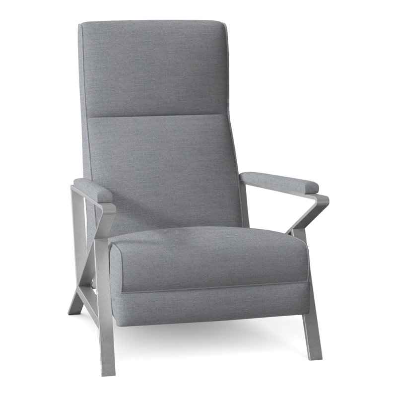 Infinity Recliner, Brushed Nickel, Perigold Willa Haze
