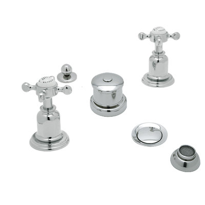 Edwardian 5-Hole Bidet Faucet with Handles