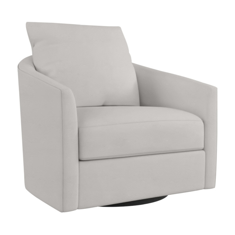 Camden Swivel Patio Chair with Cushions, Canvas Granite Sunbrella® Canvas