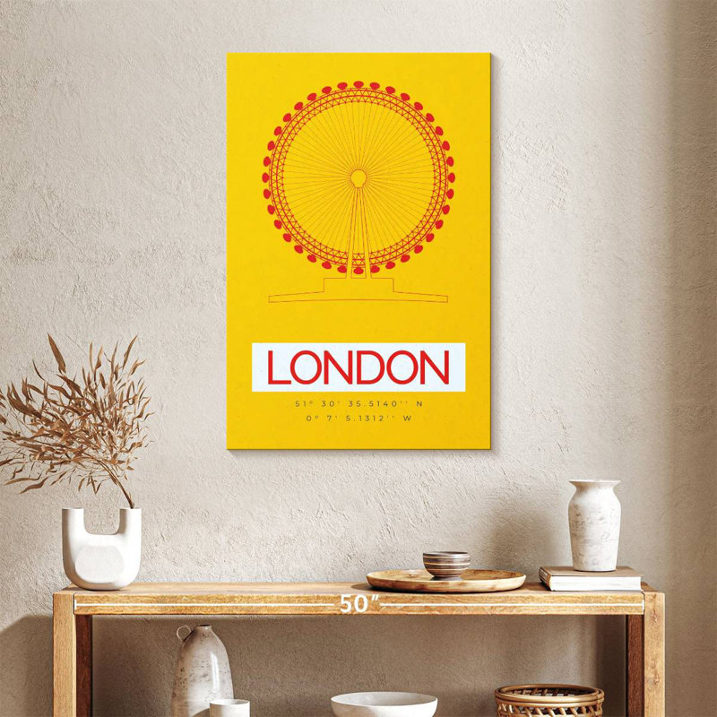 Aime London coordates - London Eye, H 36 po x l 24 po