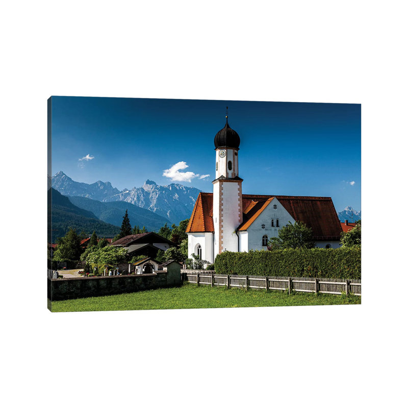 Allemagne, Alpes, Bavière, Wallgau par Mikolaj Gospodarek - Photographie sur toile tendue, H 12 po x l 18 po x 1,5 po