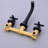 Bathroom Wall Mounted Faucet Matte Black Design Element - Brass, Fingerprint-, Modern Touch Rust-, Easy To Clean And Control Water Flow-121628418