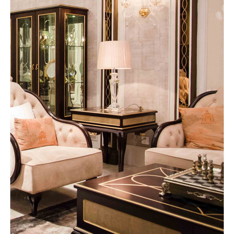 Solid Wood End Table