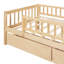 Lit de jour simple en bois avec deux tiroirs-124917778-124917780