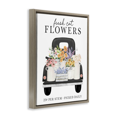 Cadre flottant quotidien Fresh Flowers