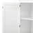 3-in-1 Hall Tree with Overhead Storage and Adjustable Shelves (White)-970131752