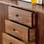 Buffet de rangement rétro et simple en bois massif-1605090910