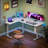 L-shaped Standing Desk – Adjustable Height Electric Desk With Memory Controller-590625818