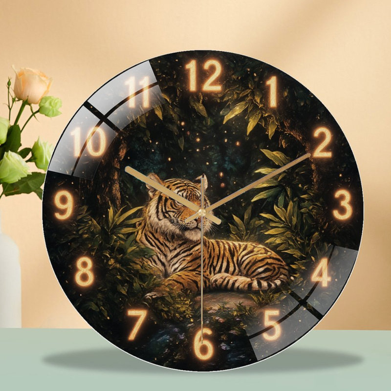 Horloge murale Jungle