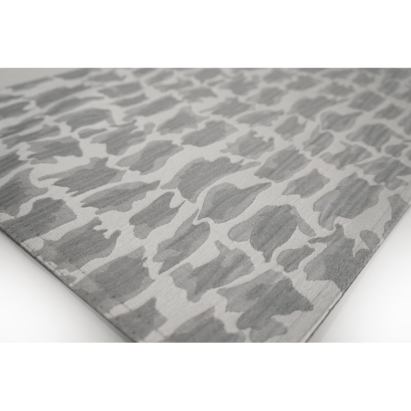 Récapitulatif 19" en tissu collage Pia, Argent