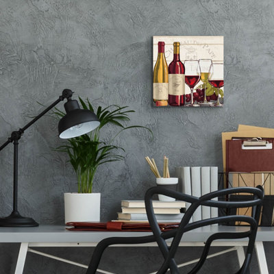 «Wine Tustation 2» par Janelle Penner, art mural en verre acrylique